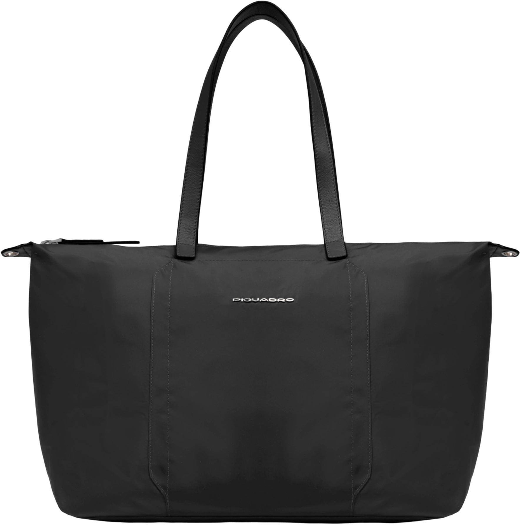 Сумка женская Piquadro Lyra BD6723W92T/N с отделением для ноутбука 15.6" черная ткань/натур.кожа