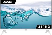 Телевизор LED BBK 24" 24LEM-1045/TS2C (W) белый HD 60Hz DVB-T2 DVB-C DVB-S2 USB (RUS)
