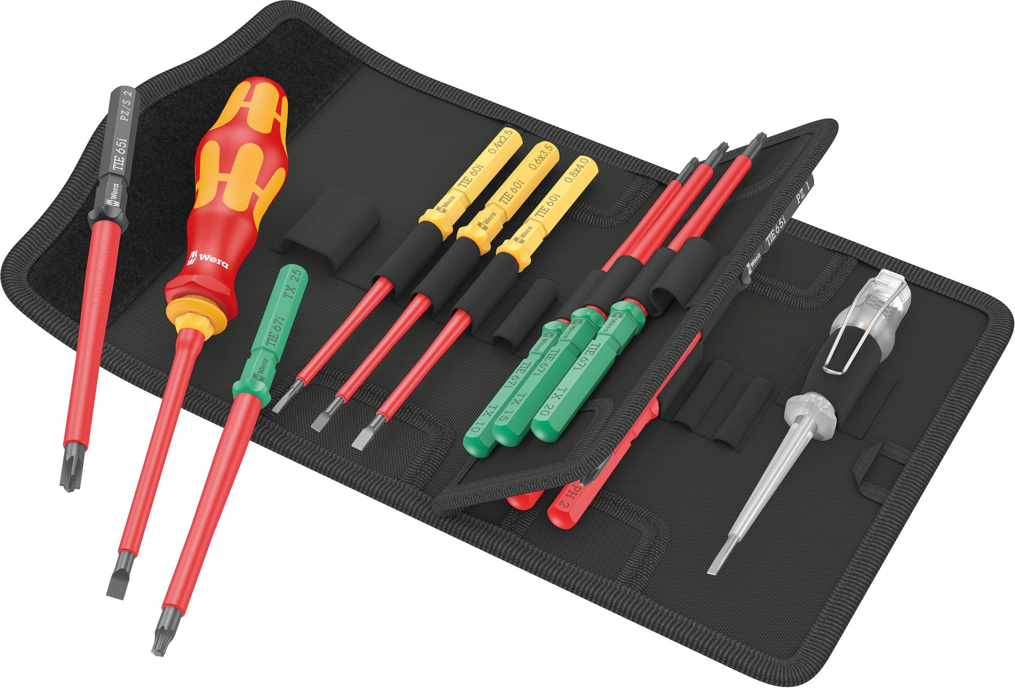 Отвертка Wera Kraftform Kompakt VDE 16 Universal 1 Tool Finder в компл.:16 предметов (WE-006607)