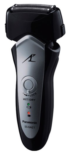 Бритва сетчатая Panasonic ES-GA21 реж.эл.:3 питан.:аккум. черный/серый