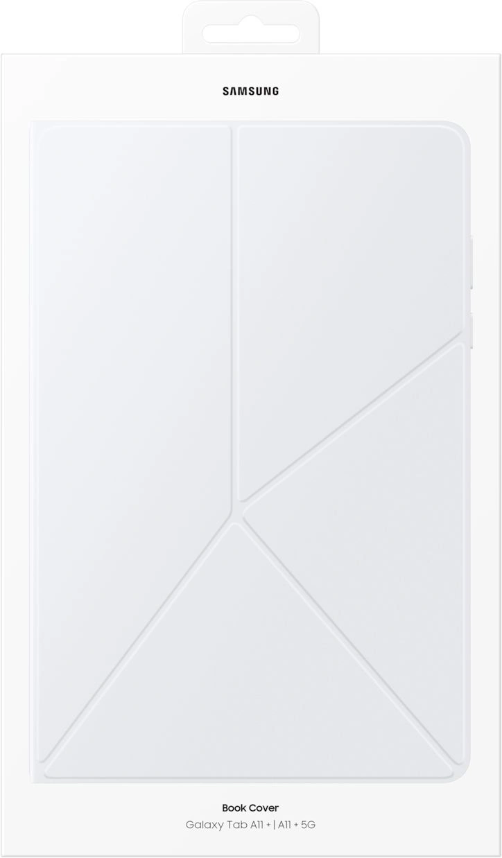 Чехол Samsung для Samsung Galaxy Tab A11+ Book Cover поликарбонат/полиуретан белый (EF-BX230PWEGRU)