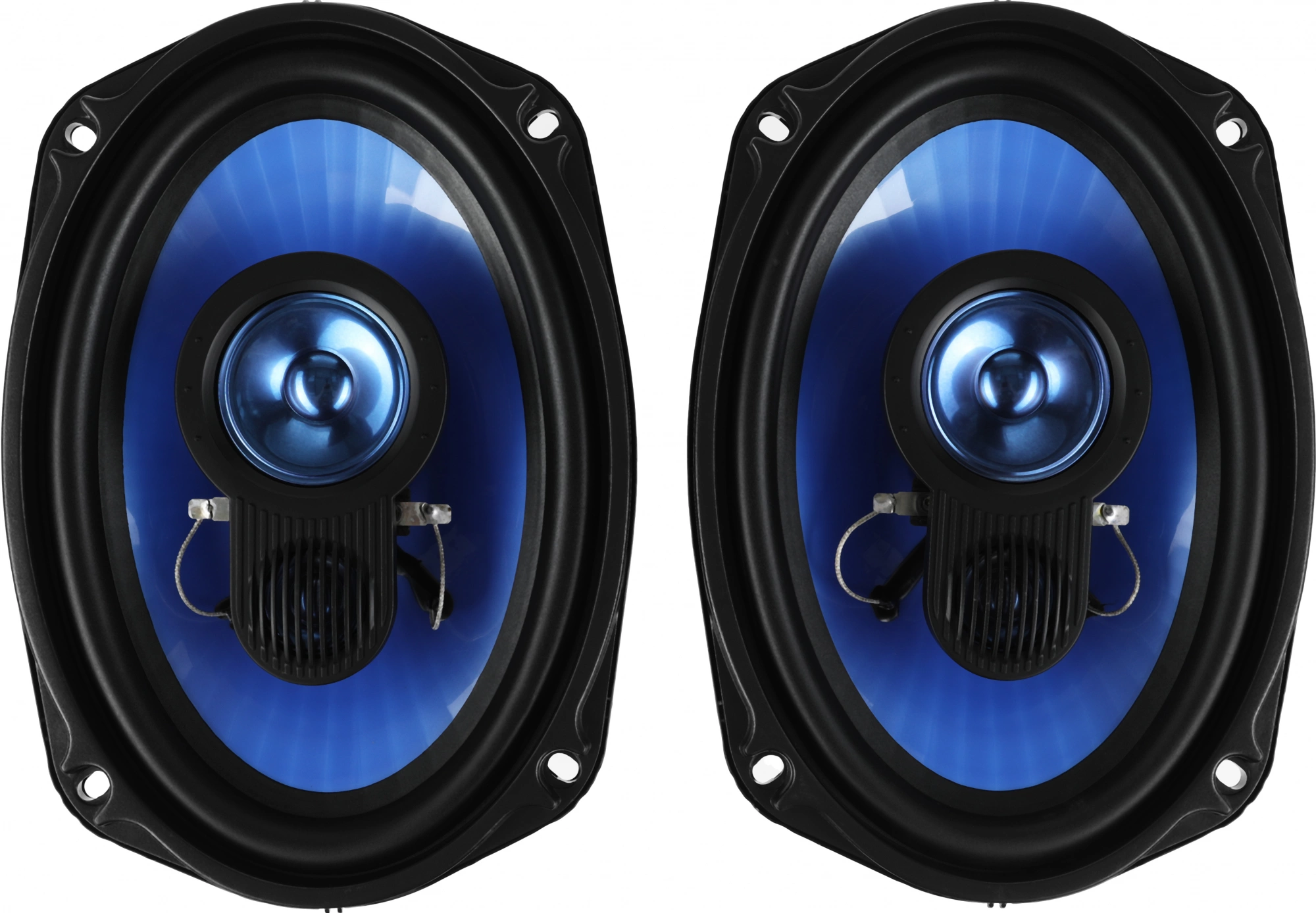 Колонки автомобильные Soundmax SM-CSE693 220Вт 92дБ 4Ом 15x23см (6x9дюйм) (ком.:2кол.) коаксиальные трехполосные