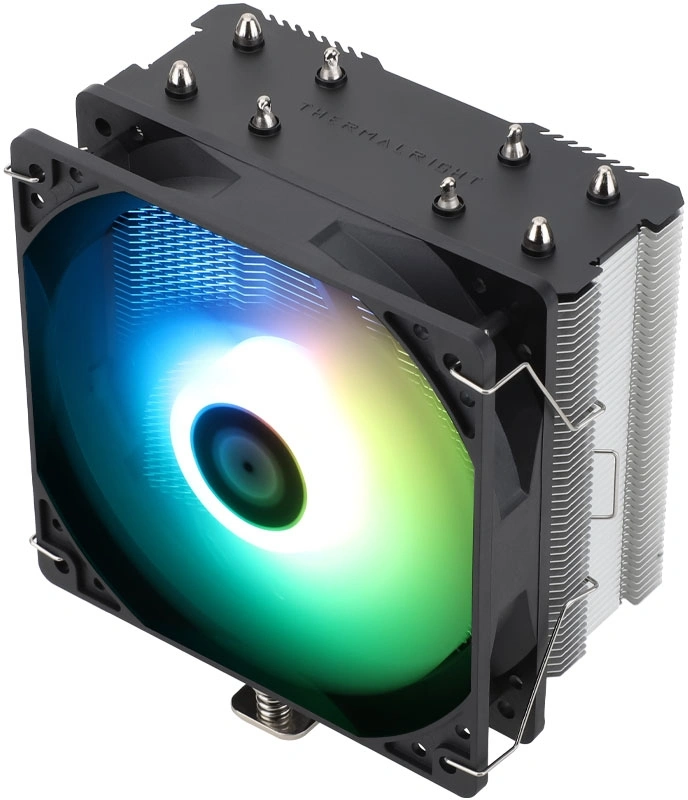 Устройство охлаждения(кулер) Thermalright Assassin X 120 Refined SE ARGB Soc-AM5/AM4/1200/1700/1851 серебристый 4-pin 25.6dB Al+Cu 630gr Ret (AX120-R-SE-ARGB)