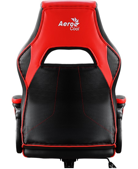 Кресло игровое Aerocool AС40C AIR черный/красный сиденье черный/красный полиуретан крестов.