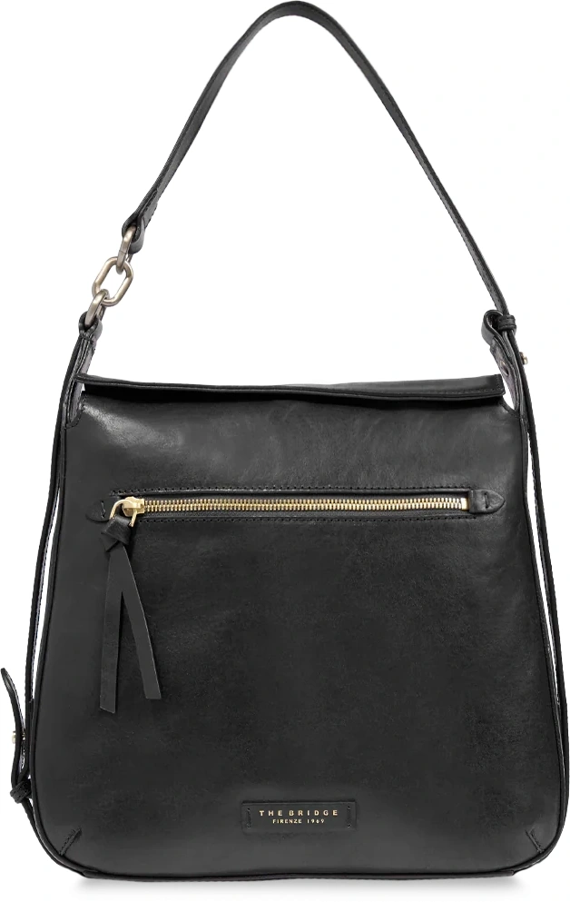 Сумка женская The Bridge Ingrid 04572501/30 черная натур.кожа