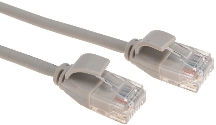 Патч-корд Rexant 02-0380-3 U/UTP RJ-45 вил.-вилка RJ-45 кат.6A 3м серый LSZH