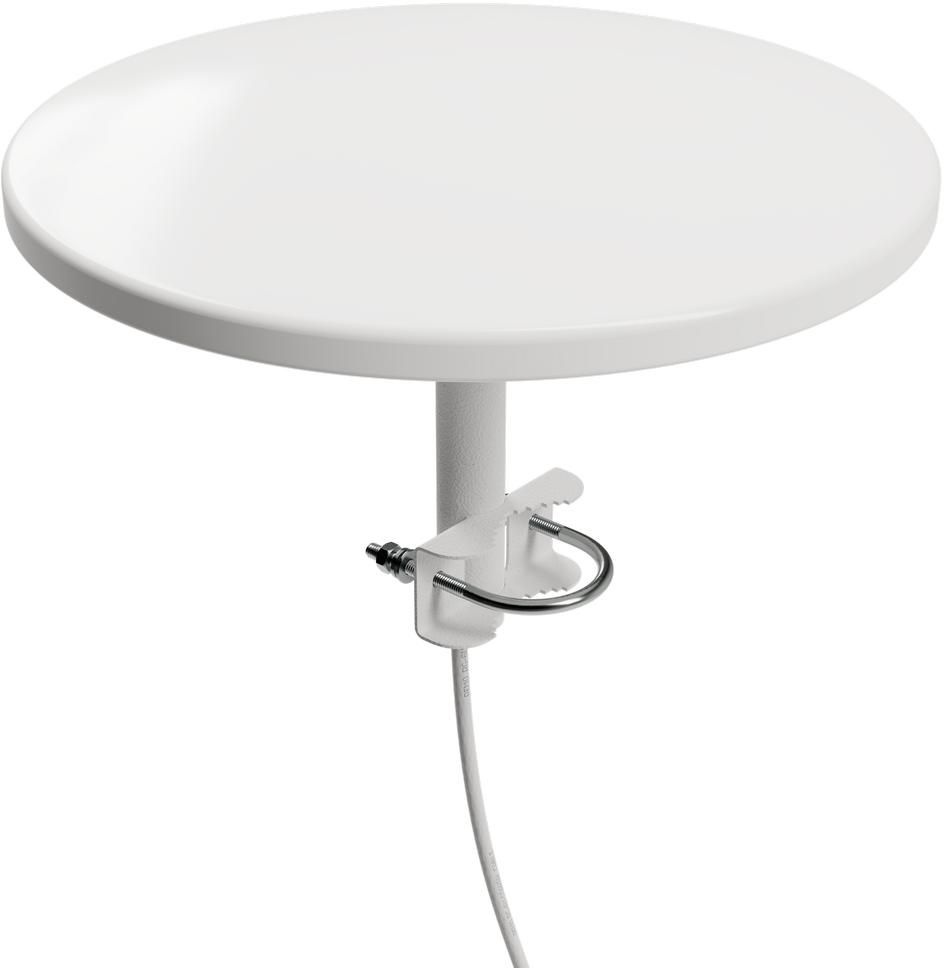 Антенна телевизионная Рэмо BAS-1118-DX Omni Digital 35дБ активная белый каб.:5м