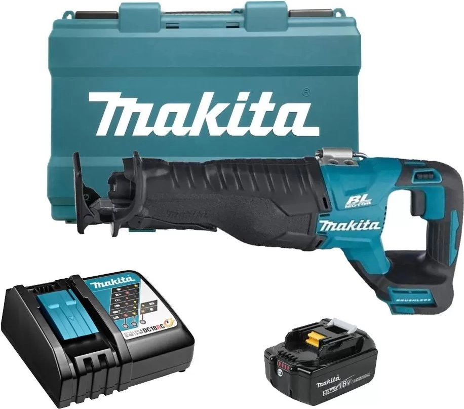 Сабельная пила Makita DJR187RT 18Вт аккум. 3000ход/мин ДА