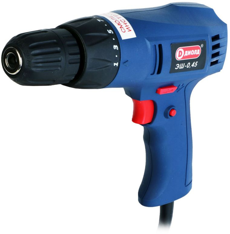 Дрель-шуруповерт Диолд ЭШ-0,45 450Вт патрон:быстрозажимной (10031100)