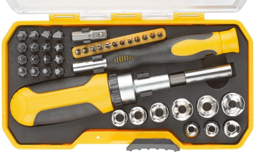 Набор отверток FIT 56385 в компл.:41 предмет жесткий кейс