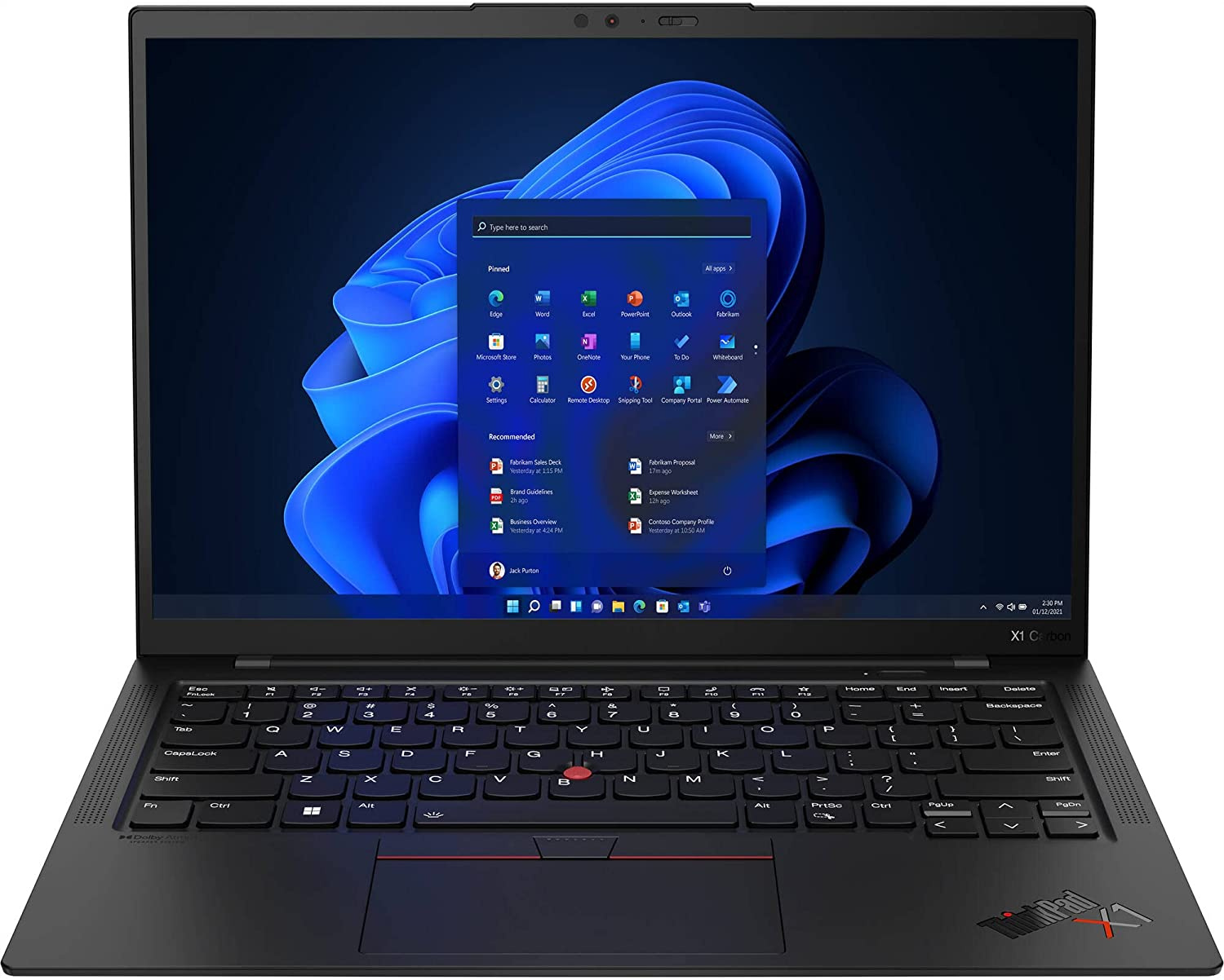 Ноутбук Lenovo ThinkPad X1 Carbon G10 Core i7 1265U 16Gb SSD512Gb Intel Iris Xe graphics 14" IPS WUXGA (1920x1200) Windows 11 Professional black WiFi BT Cam (21CCS9Q401/M)