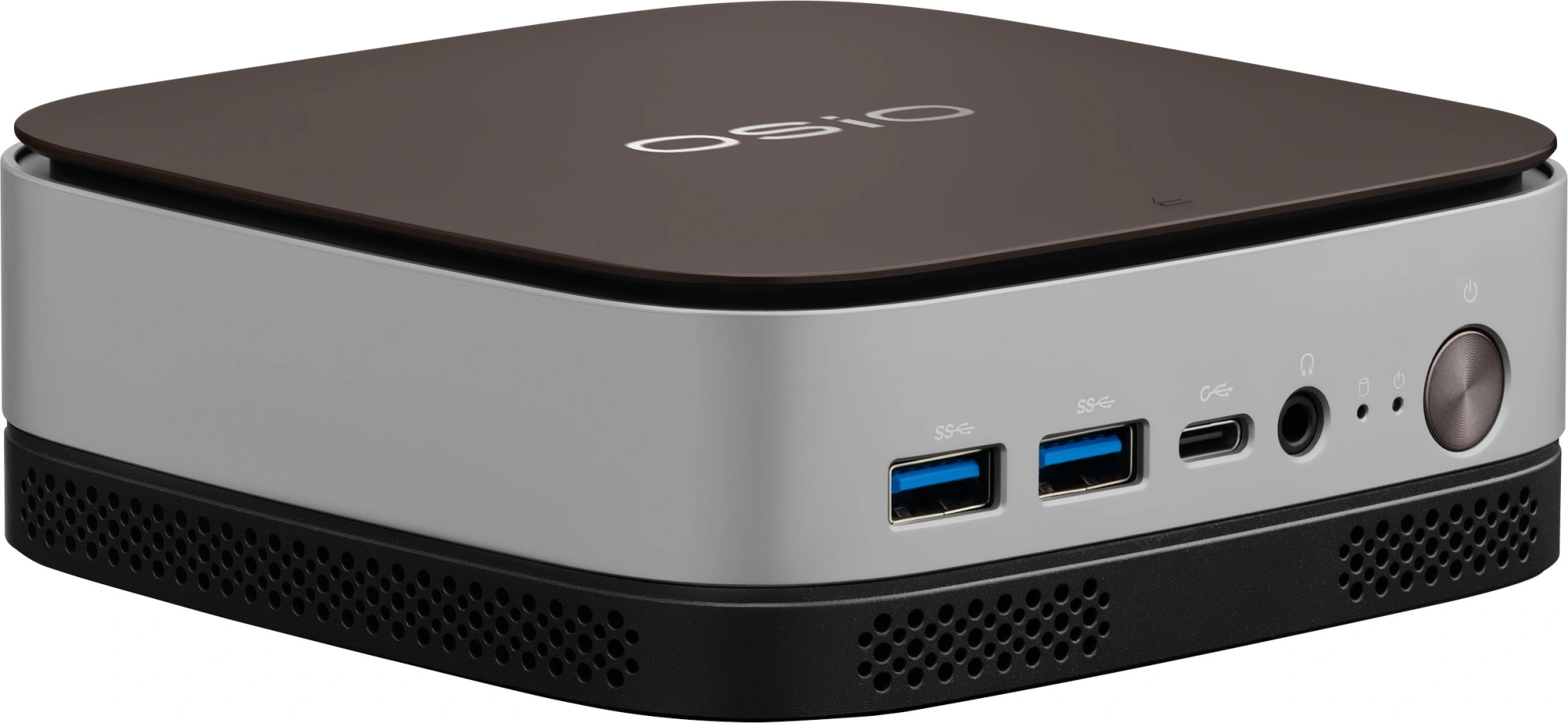 ПК Мини Osio BaseLine B51i-011 i3 1215U (1.2) 16Gb SSD512Gb UHDG без ОС GbitEth WiFi BT 59.85W коричневый/серебристый (RUS)