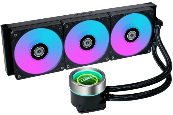 Система водяного охлаждения Lian-Li Galahad II Trinity 360 ARGB Soc-AM5/AM4/1200/1700/1851 черный30dB Al+Cu 280W Ret (G89.GA2T36B.00)