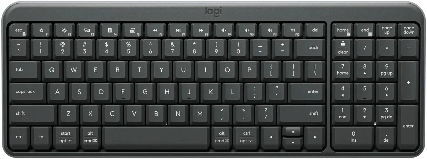 Клавиатура Logitech K250 YR0107 графитовый беспроводная BT slim Multimedia (920-013452) Клавиатура Logitech K250 YR0107 графитовый беспроводная BT slim Multimedia (920-013452)