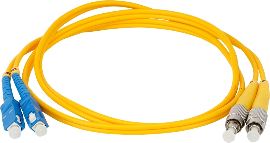 Патч-корд Lanmaster TWT-2SC-2FC/SU-2.0 2x9/125 OS2 LC/APC дуплекс-SC дуплекс UPC 2м ПВХ желтый