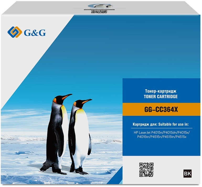 Картридж лазерный G&G GG-CC364X черный (24000стр.) для HP LJ P4015/P4515