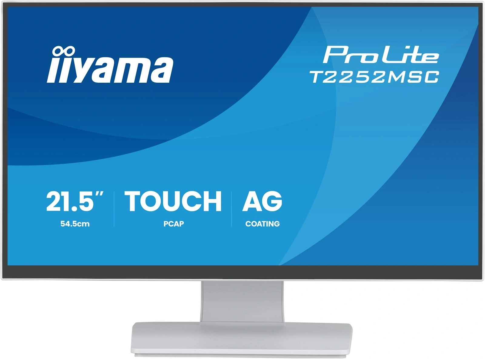 Монитор Iiyama 21.5" ProLite T2252MSC-W2AG белый IPS LED 5ms 16:9 HDMI M/M матовая 250cd 178гр/178гр 1920x1080 60Hz DP FHD USB Touch 4.5кг