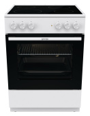 Плита Электрическая Gorenje GEC6A11WG белый стеклокерамика (без крышки)