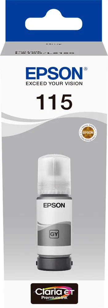 Чернила Epson 115 C13T07D54A серый 70мл для Epson L8160/8180