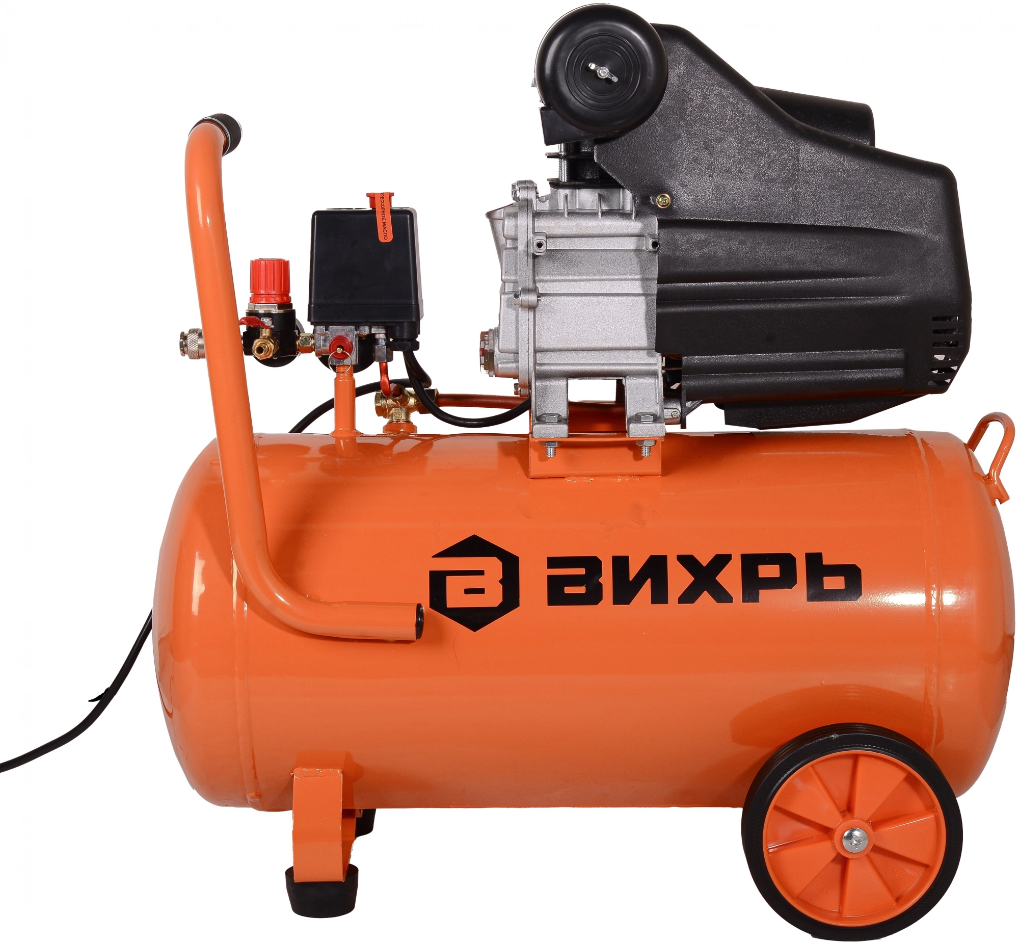 Компрессор поршневой Вихрь КМП-300/50 масляный 300л/мин 50л 2000Вт оранжевый/черный