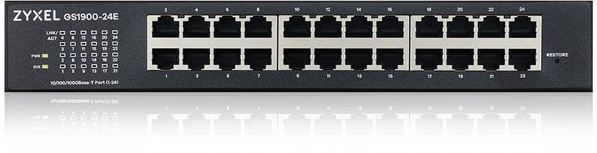 Коммутатор Zyxel GS1900-24E-EU0103F (L2) 24x1Гбит/с управляемый