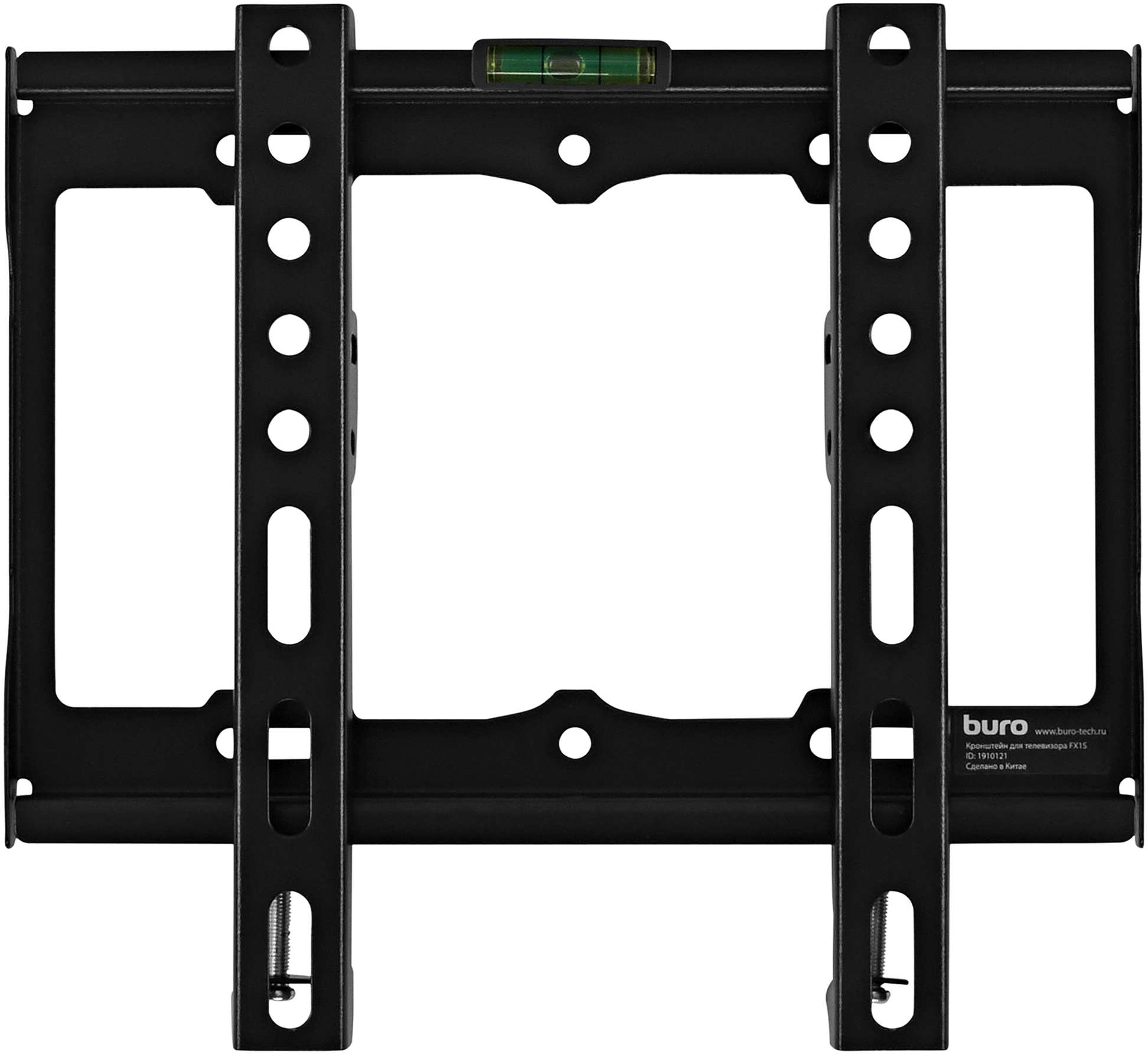 Кронштейн для телевизора Buro FX1S черный 15"-48" макс.25кг настенный фиксированный