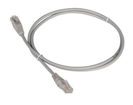 Патч-корд Lanmaster TWT-45-45-0.15-GY UTP RJ-45 вил.-вилка RJ-45 кат.5E 0.15м серый ПВХ