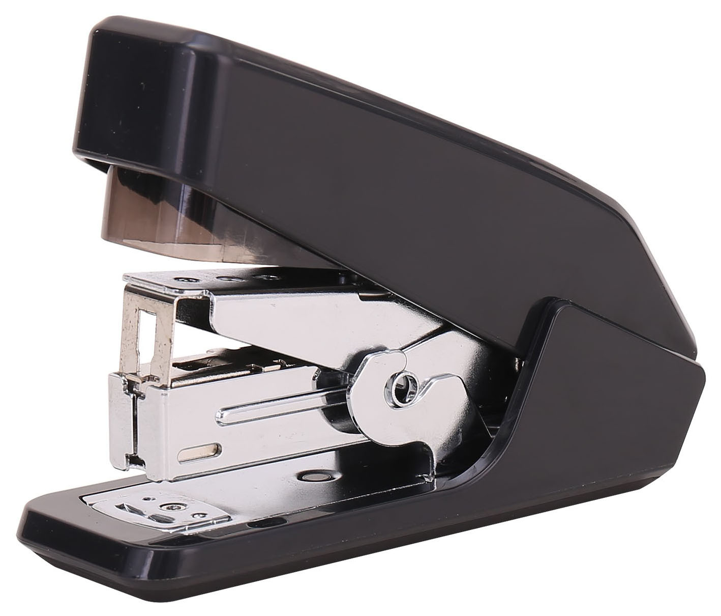 Степлер Deli E0466BLCK Pro 24/6 26/6 (30листов) черный 50скоб закрытый