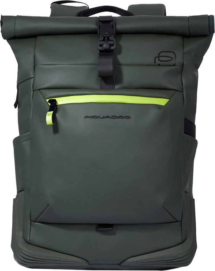 Рюкзак Piquadro Corner 2.0 CA6291C2OW/VE роллтоп зеленый полиуретан/полиэстер