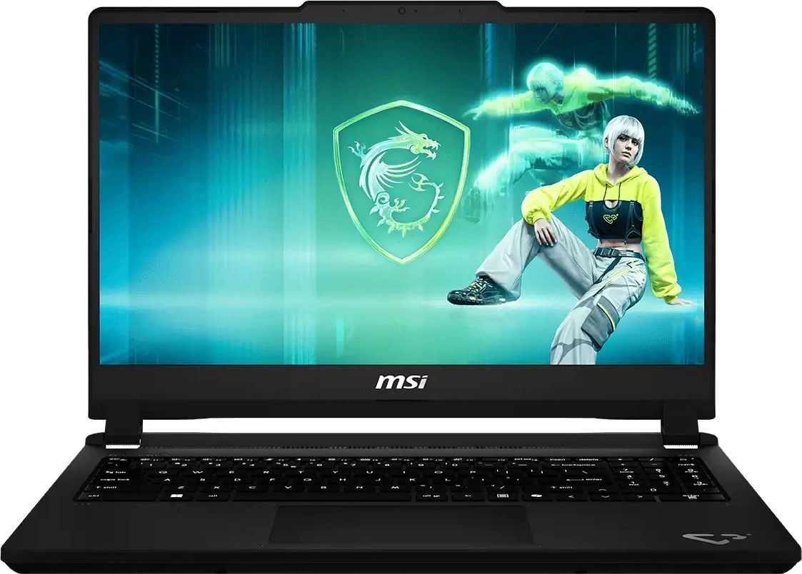 Ноутбук MSI Cyborg 15 C13WE-230XRU Core i5 13420H 16Gb SSD512Gb NVIDIA GeForce RTX5050 8Gb 15.6" IPS FHD (1920x1080) FreeDOS grey WiFi BT Cam (9S7-15T121-230)