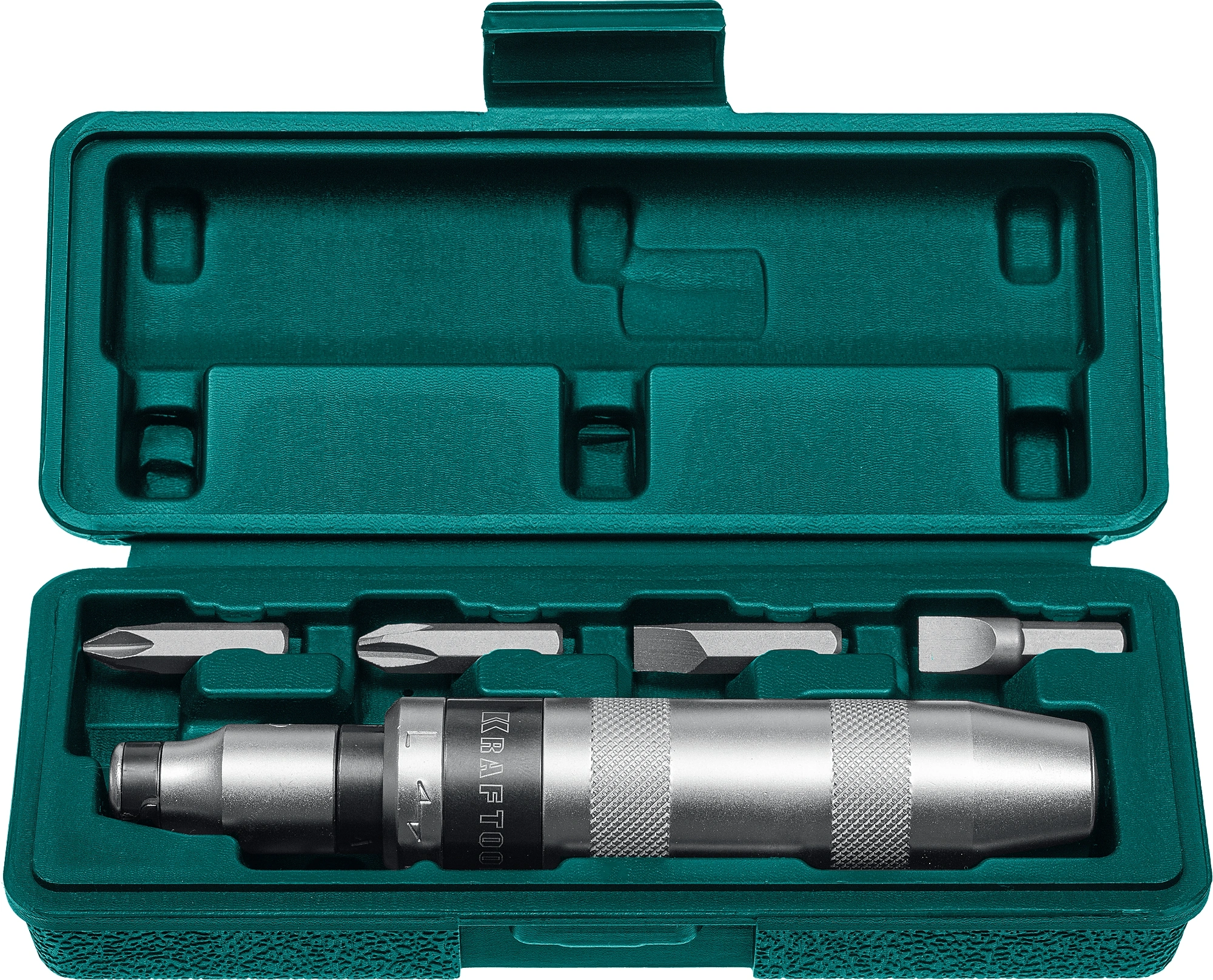 Отвертка Kraftool 25555 в компл.:6 предметов жесткий кейс