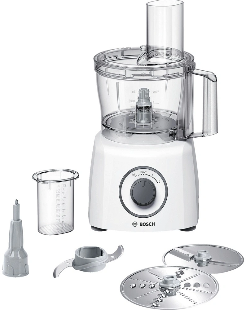 Кухонный комбайн Bosch MultiTalent 3 MCM3110W 800Вт белый