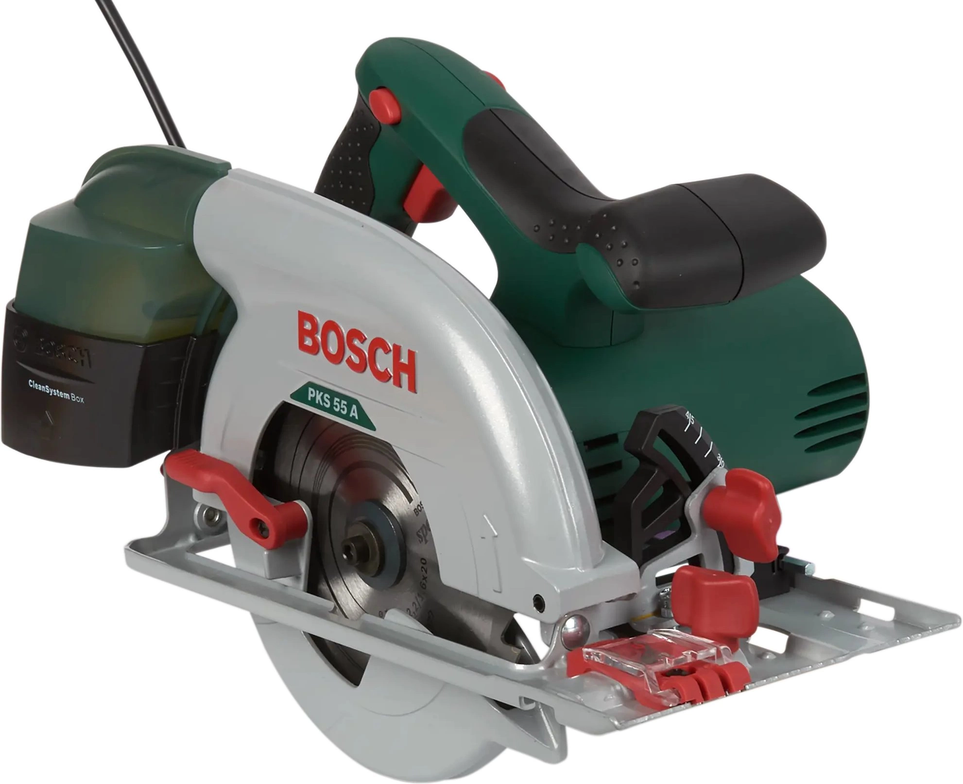 Циркулярная пила (дисковая) Bosch PKS 55 A 1200Вт (ручная) D диска.:160мм (0603501000)