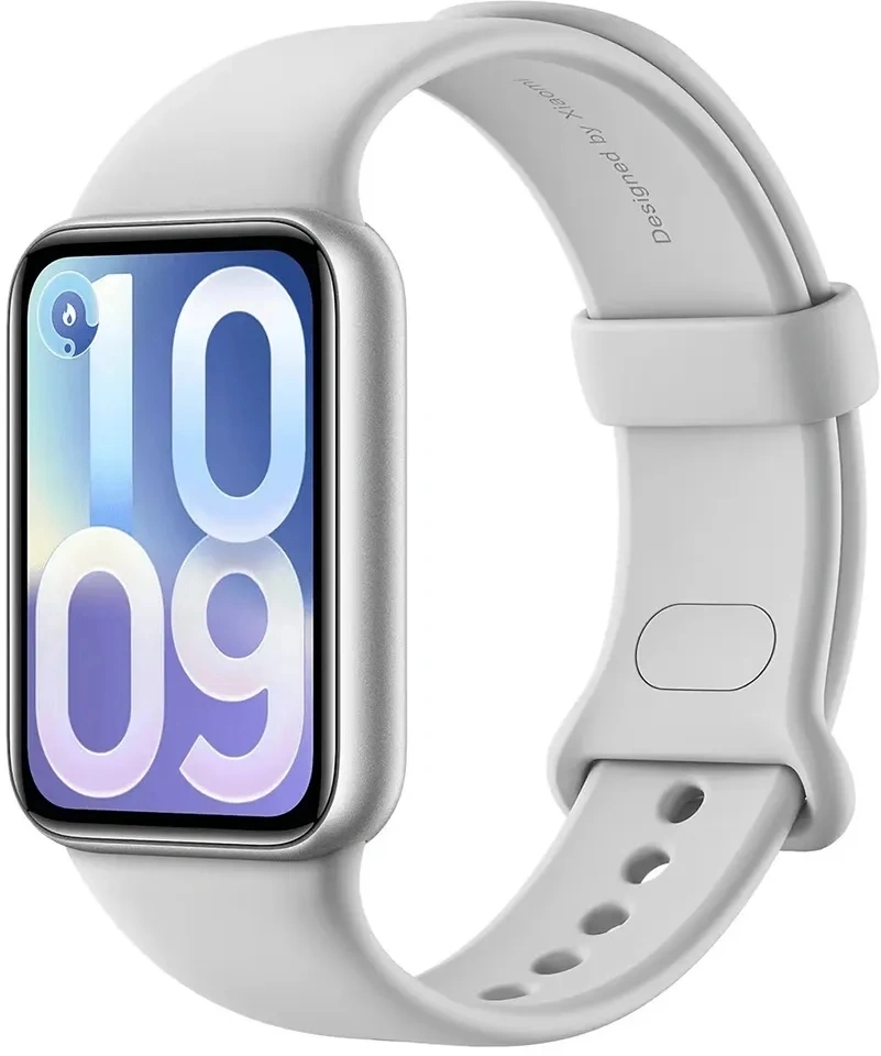 Фитнес-трекер Xiaomi Smart Band 10 Pro AMOLED корп.:серебристый рем.:серебристый (BHR08WBGL)