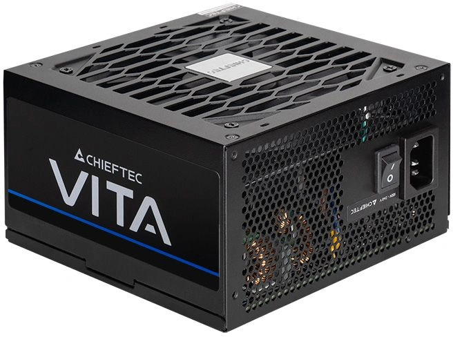 Блок питания Chieftec ATX 650W Vita BPX-650-S Gen.5 Half mod 80+ bronze (20+4pin) APFC 120mm fan 6xSATA RTL