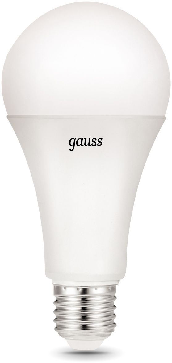 Лампа светодиодная Gauss A70 22Вт цок.:E27 груша 220B св.свеч.бел.теп. (упак.:1шт) (102502122)