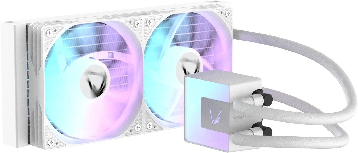 Система водяного охлаждения Formula Ice Jet Glow 240 ARGB Soc-AM5/AM4/1200/2066/1700/1851 белый 4-pin 1-27.2dB Al+Cu 310W Ret (ICE JET GLOW 240 WH)