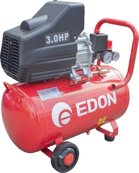 Компрессор поршневой Edon 39778 масляный 207л/мин 50л 1800Вт красный