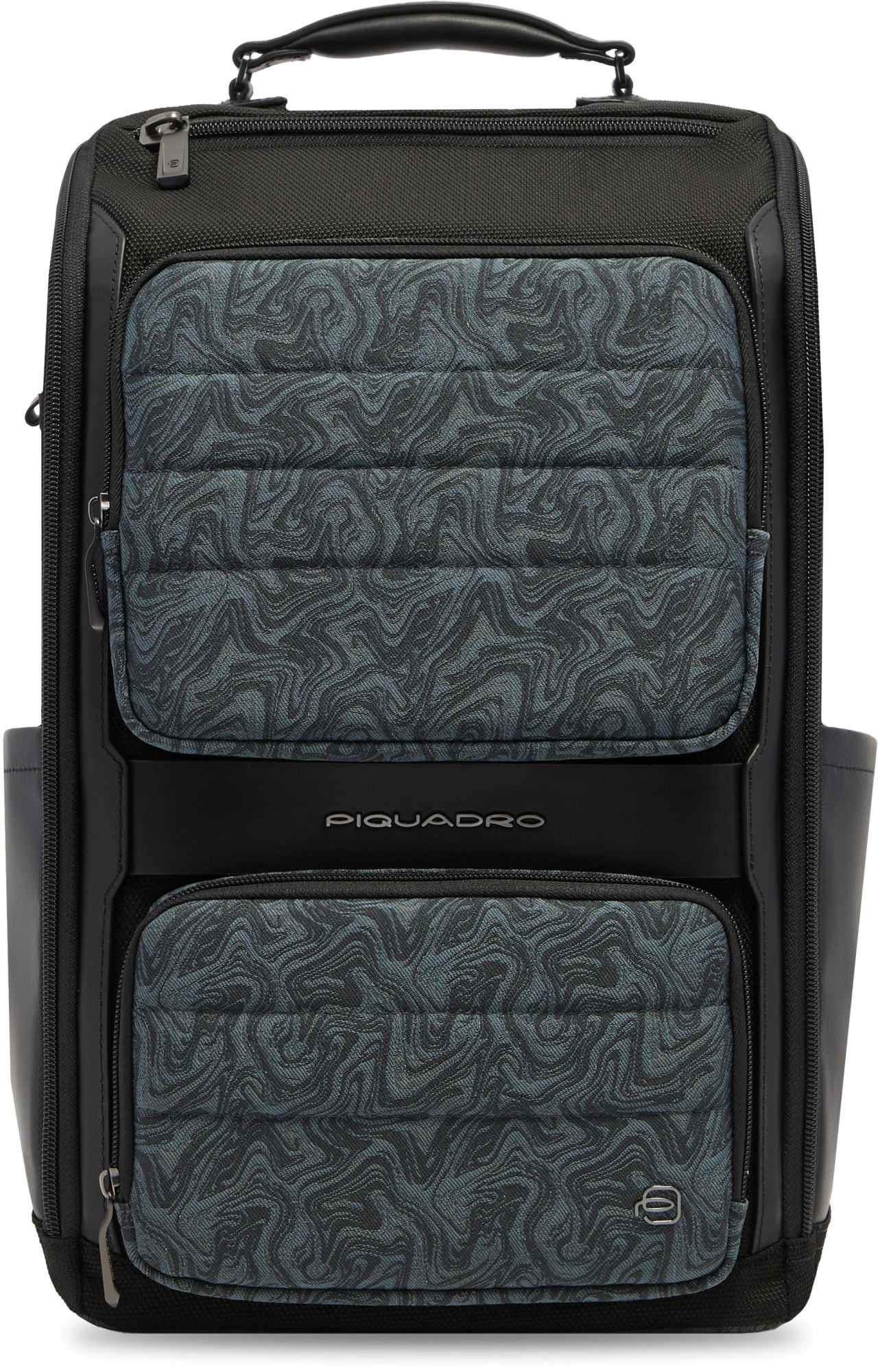 Рюкзак мужской Piquadro Oberon CA7278W150/BLUS темно-синий нейлон/натур.кожа