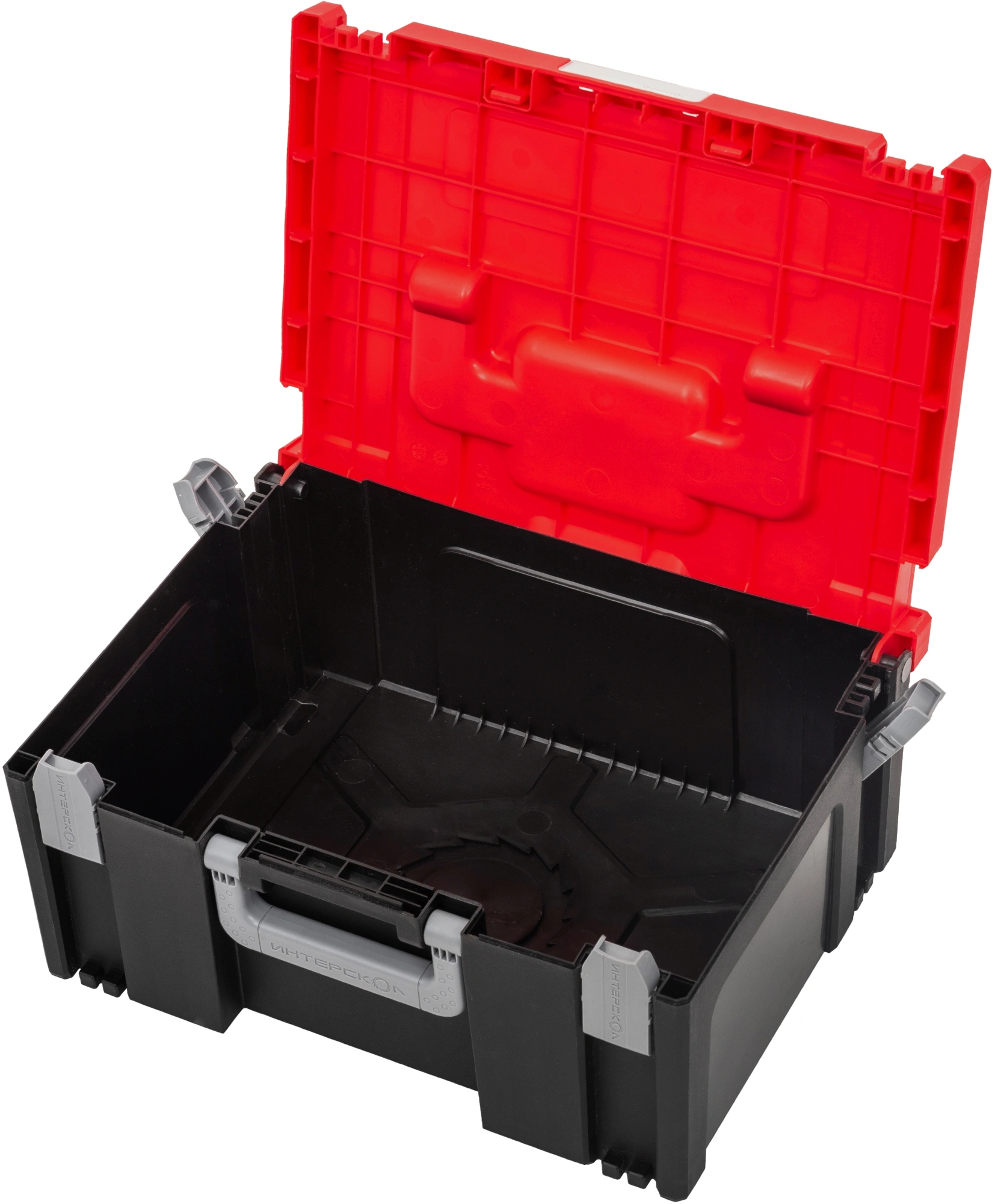 Ящик для инструментов Интерскол 2407.150 1отд. красный/черный