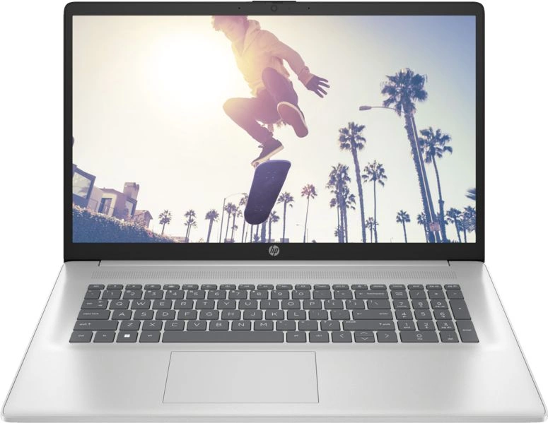 Ноутбук HP 17-cp2172ng Ryzen 5 7520U 8Gb SSD512Gb AMD Radeon 17.3" IPS FHD (1920x1080) Free DOS silver WiFi BT Cam (9W1X8EA)