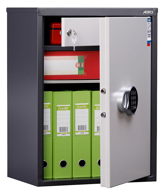 Шкаф бухгалтерский Aiko SL 65T-EL 630x460x340мм электронный трейзер (S10799060902)