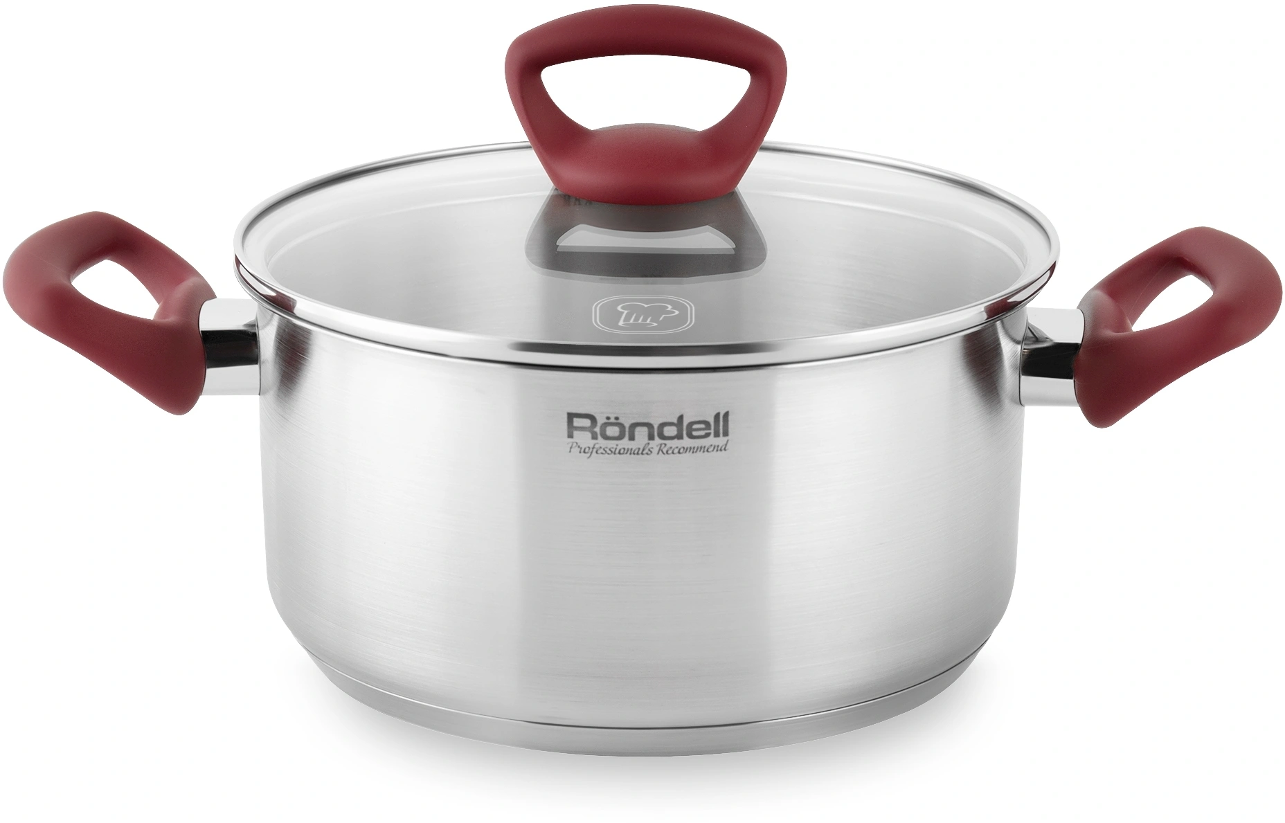 Кастрюля Rondell Heidi RDS-1114 4.8л. d=24см (с крышкой) стальной