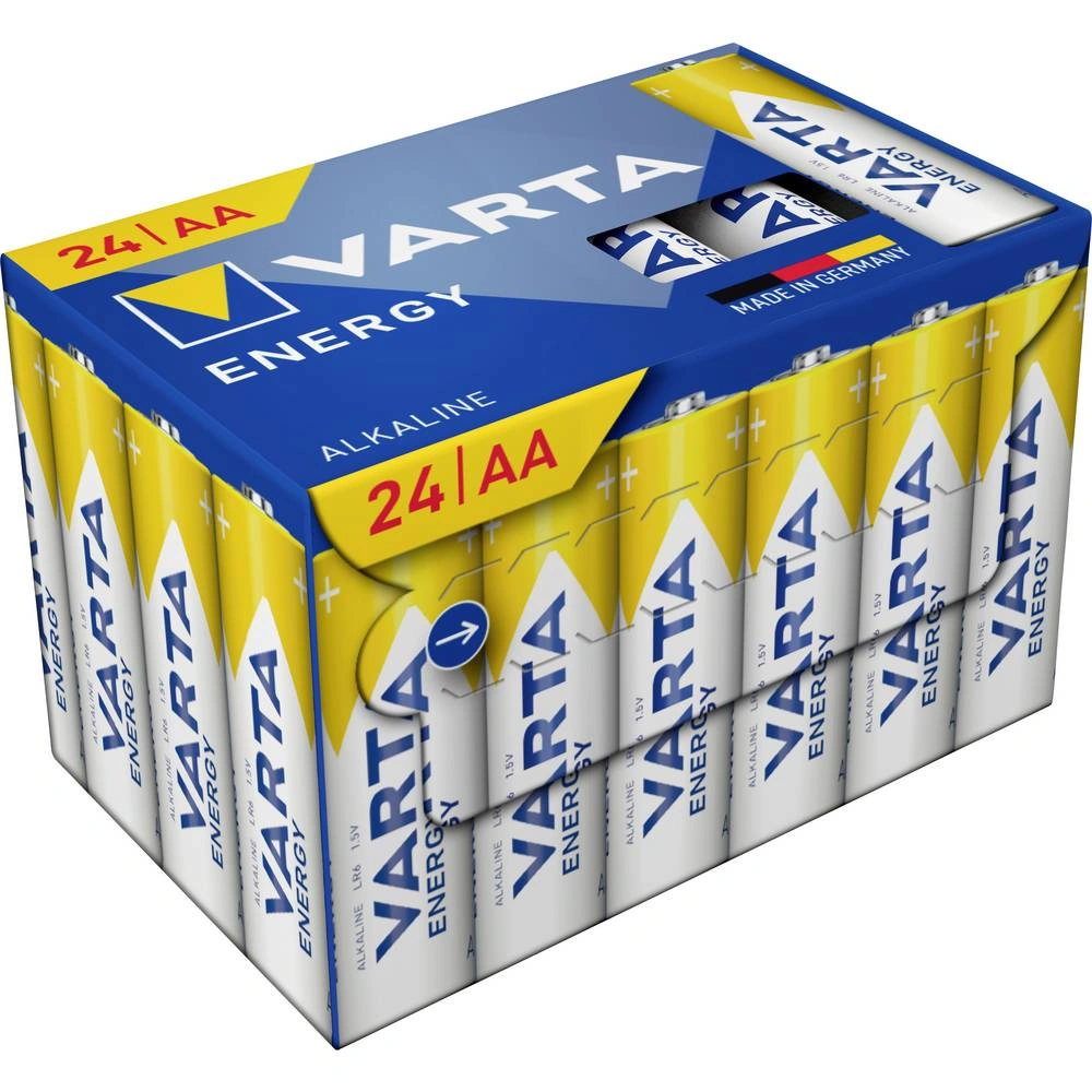 Батарея Varta Energy LR6 AA AA (24шт) блистер
