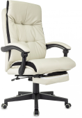 Кресло руководителя Бюрократ CH-824MSG-BF слоновая кость ткань/эко.кожа пластик