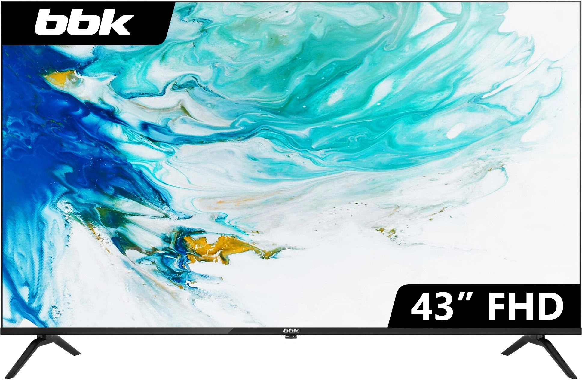 Телевизор LED BBK 43" 43LEM-1033/FTS2C (B) черный FULL HD 60Hz DVB-T2 DVB-C DVB-S2 USB (RUS)