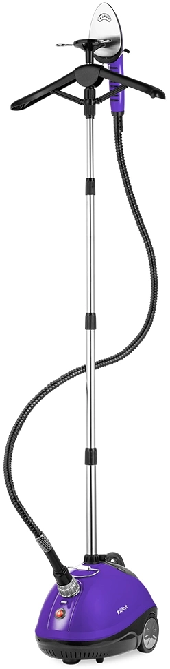 Отпариватель напольный Kitfort КТ-9123-1 1960Вт черный/фиолетовый