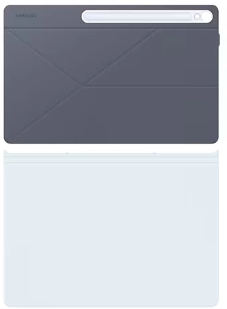 Чехол Samsung для Samsung Galaxy Tab S10 FE+ Smart Book Cover поликарбонат/полиуретан голубой (EF-BX620PLEGRU)