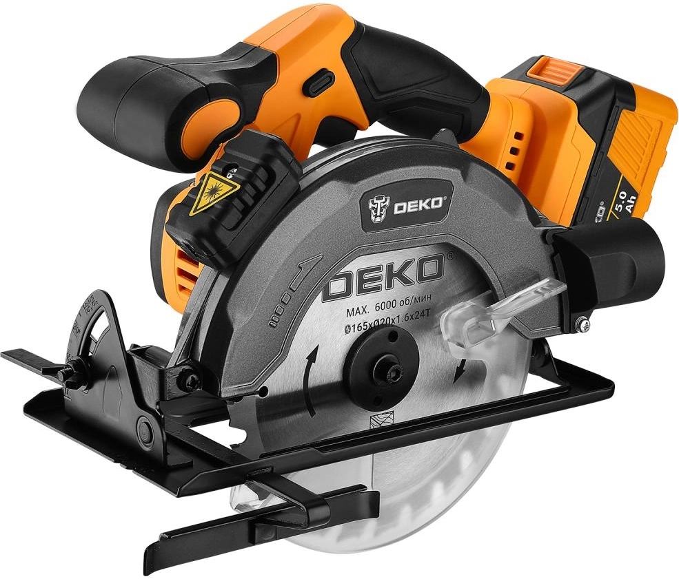 Циркулярная пила (дисковая) Deko CSDU20 (ручная) D диска.:165мм (083-1104)
