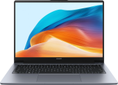 Ноутбук Huawei MateBook D 14 MCLG-X Core i5 13420H 16Gb SSD1Tb Intel Iris Xe graphics 14" IPS FHD (1920x1200) noOS grey space WiFi BT Cam (53014BUY)